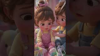 Mini Momo Says Thank You 🎁💖 #minimomo #cute #kidsshorts #animation #cartoon #rhymesforkids