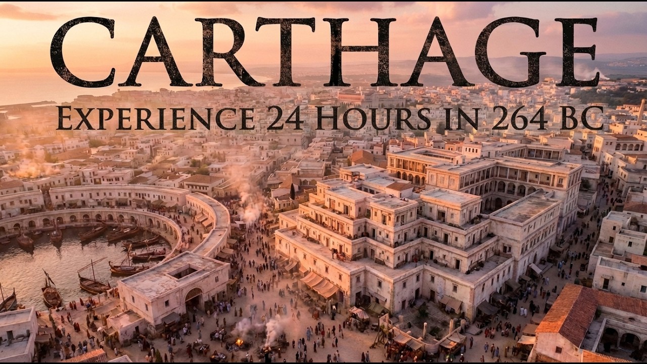 How a Carthaginian Day Looked Like! Experience 24 Hours in Ancient Carthage (AI RECONSTRUCTION)