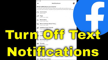 How To Turn Off Text SMS Notifications For Facebook [Guide]