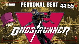 Ghostrunner Under 45 Minutes | 44:55 Any% Inbounds [Speedrun Personal Best]