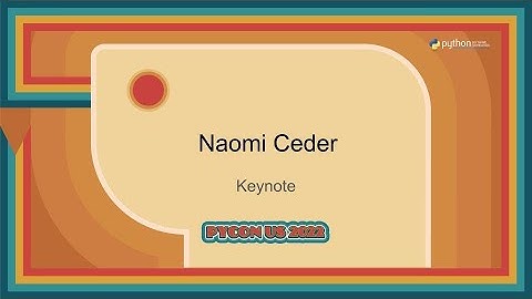 Keynote - Naomi Ceder