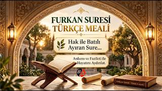 Furkan Suresi Tamamı Dinle Meal 63-77. Ayetlerin Sırrı