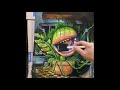 Varnishing My First Oil Painting: Little Shop of Horrors