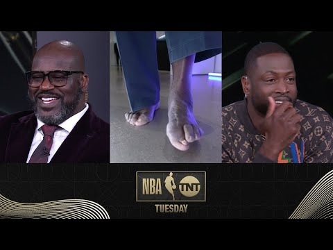 Shaq's Feet Are NSFW 🤢 | NBA on TNT