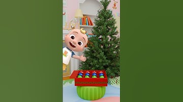 How to Decorate a Christmas Tree🎄! Learn with Baby JJ! #cocomelon #shorts