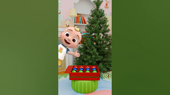 How to Decorate a Christmas Tree🎄! Learn with Baby JJ! #cocomelon #shorts