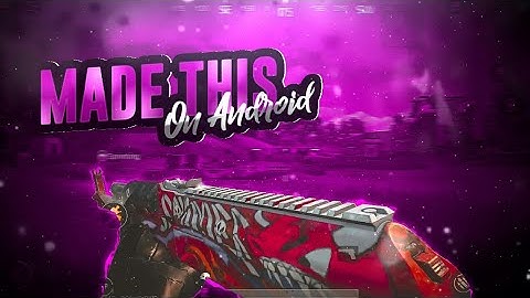 Make this pubg inspired thumbnail on android - Pubg mobile thumbnail tutorial ⚡