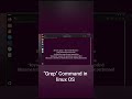 Linux Terminal Tutorial | Grep Command