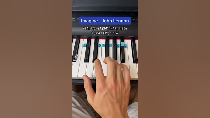 Imagine - John Lennon easy piano tutorial!