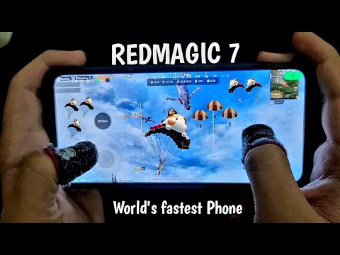 REDMAGIC 7 PUBG 4-FINGERS CLAW HANDCAM | FASTEST ANDROID GAMING PHONE | PUBG MOBILE