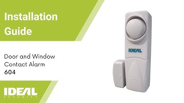 SK604 Door and Window Contact Alarm: Step by Step Installation