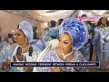 Late Senator Demola Seriki Daughter, Faridah Weds Laolu in Lagos