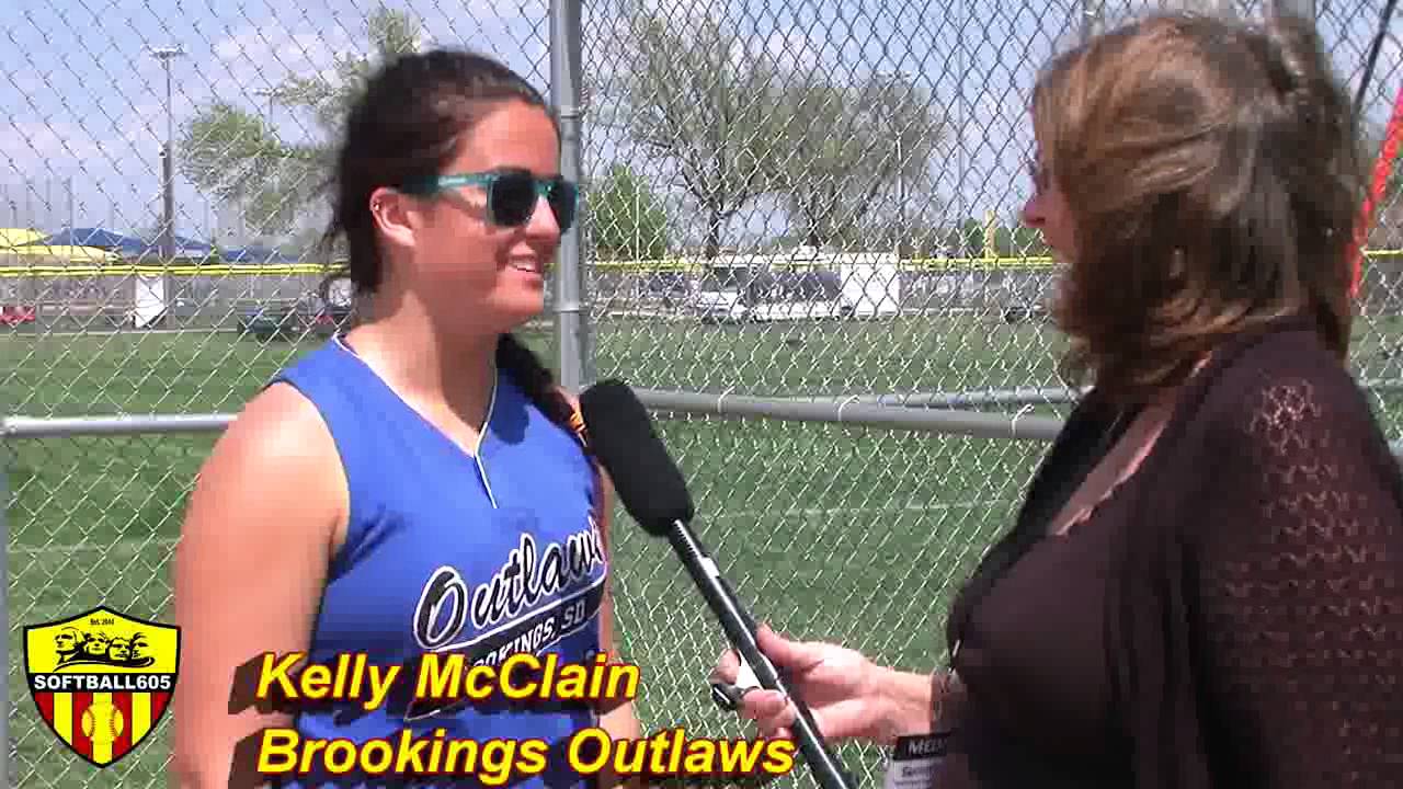 Kelly McClain of Brookings Outlaws Fastpitch YouTube