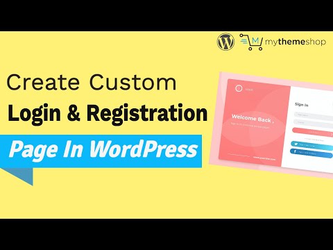 Creating Custom WordPress Login and Registration Page With a Plugin - WordPress Tutorial