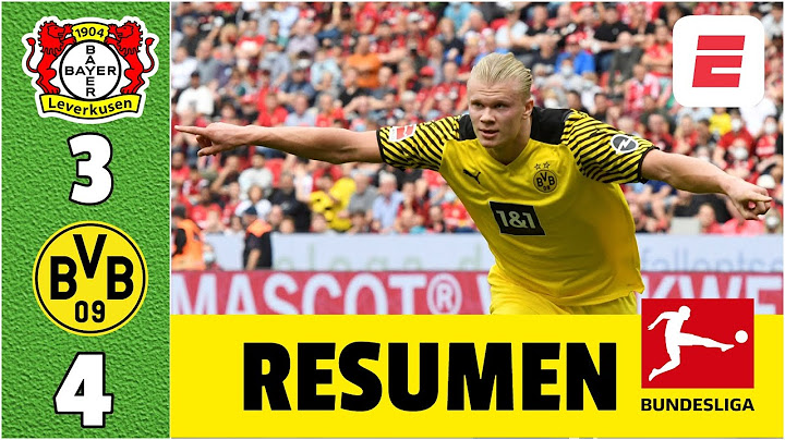 Bayer Leverkusen 3-4 Borussia Dortmund. Doblete de Erling Halland en festival de goles | Bundesliga