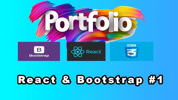 React webportfolio Установка Bootstrap #1
