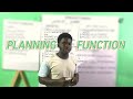 Planning Function - Introduction to Management