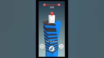Stack Ball Lavel 67 Complited  #stackball #67 #shorts #gameplay #Lavel67 #Ballgame