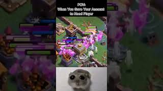 When Attacker  is Noob 😭#coc #clashofclans #shorts