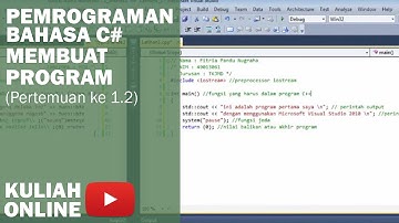 Tutorial Pemrograman C++ Membuat Program dengan Template Win32 Console (#1.2) : Kuliah Online