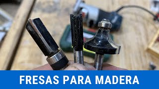 FRESAS de Madera para ROUTER   Las fundamentales