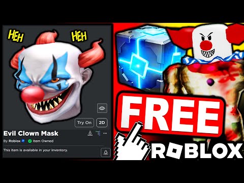 Roblox: Evil Clown Mask Code / Global - All Platfoms