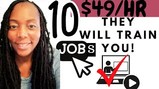 10 New Work from Home Jobs 2024(Paid Training)
