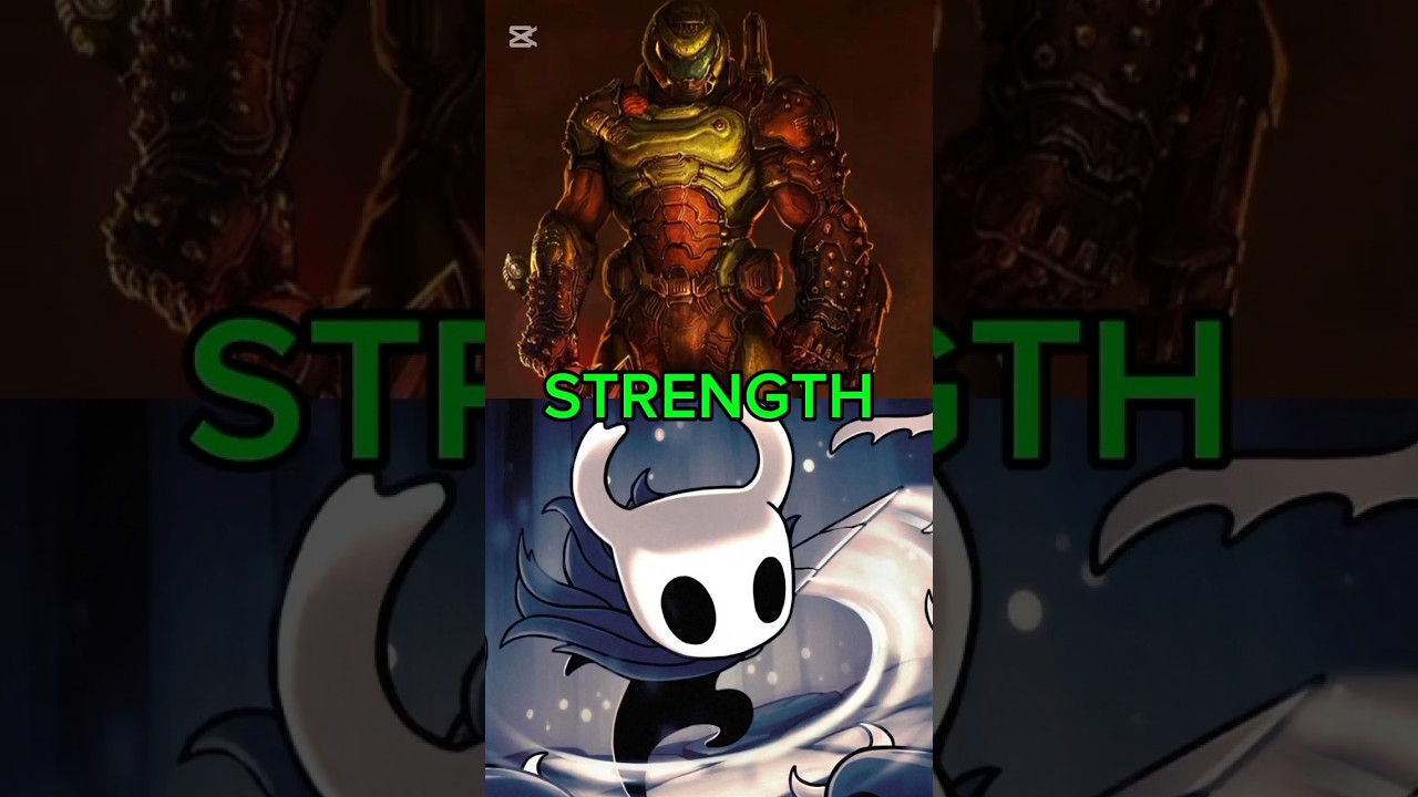 Doom Slayer VS The Knight #doomslayer #doom #vs #theknight #hollowknight #edit #shorts #shortvideo