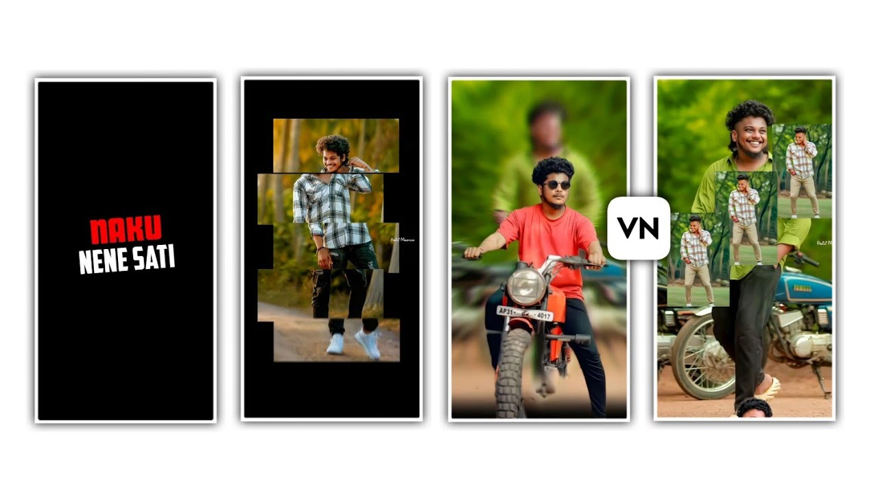 Trending Best Music Photo Cut Effect Editing in VN Editor App in Telugu | Viral VN Video Editing