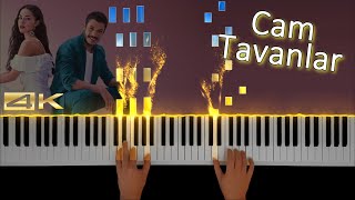 Cam Tavanlar - Jenerik Müziği | Piano Tutorial (Medium) - 4K Resimi