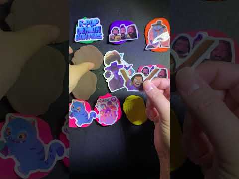 Jinu X Durpey X Joey Sticker Diy Pen Kpopdemonhunter Huntrix Sajaboys 