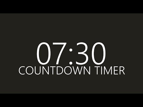 7 Minutes 30 Seconds Timer (Countdown)