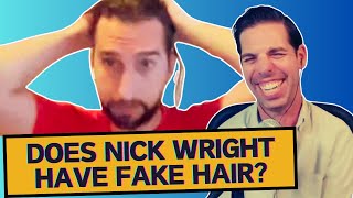 Is Nick Wright's Hair Real? Wild Accusations Fly I Damon Amendolara