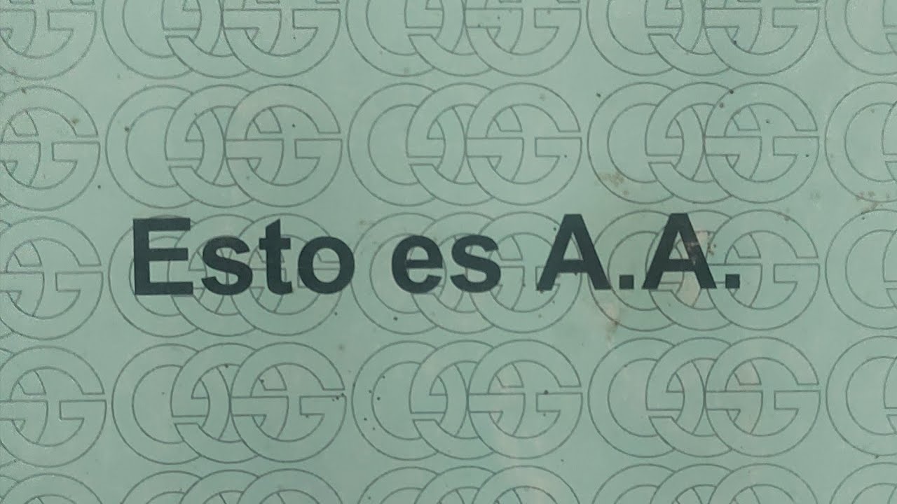 ESTO ES ALCOHÓLICOS ANÓNIMOS. 