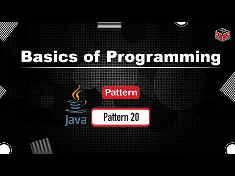 Pattern 20 | Pattern | In English | Java | Video_20