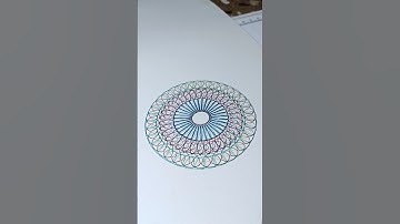 Amazing Spirograph #spirograph #satisfying #art #asmr #viral #spirographshpr #shorts #rihanna #shpr