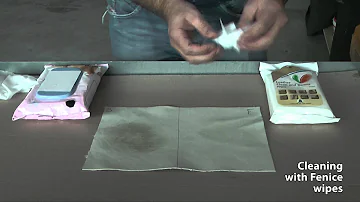 Are baby wipes safe for leather?