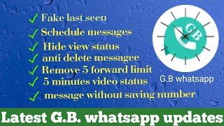 G.B. whatsapp new features || screenshot 4
