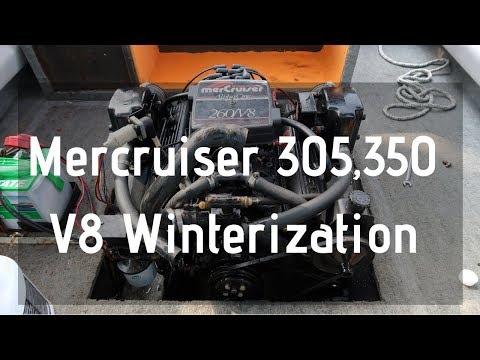 Video: Yuav ua li cas winterize lub MerCruiser 5.7 liter engine?