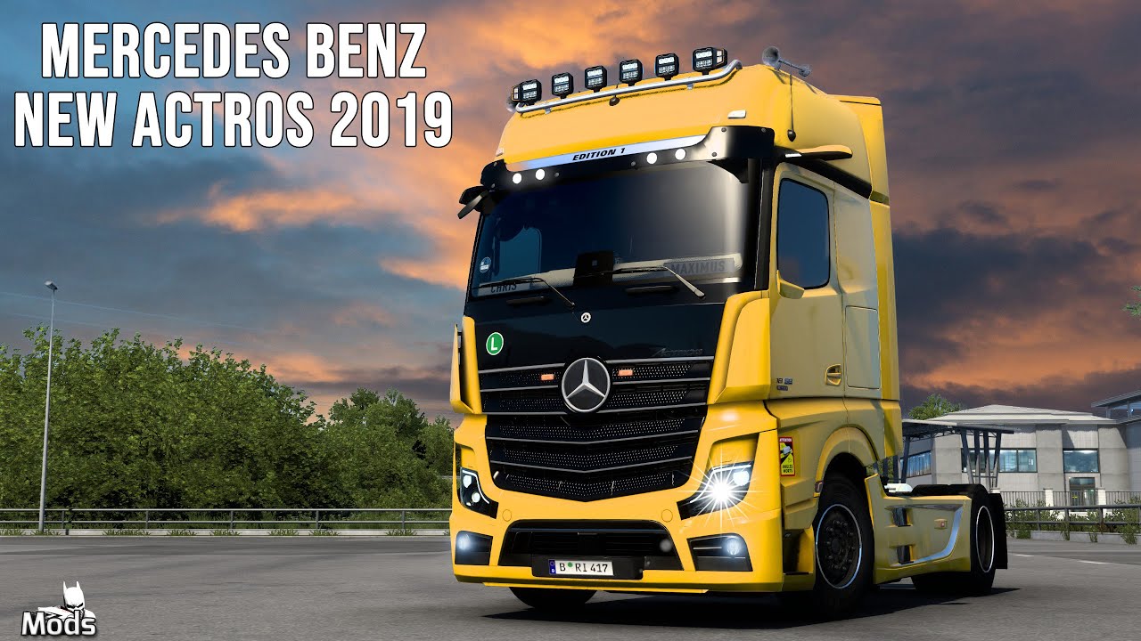 ETS2: Mercedes Benz Actros MP5 - 1.47 v 2.0 Trucks, Mercedes Mod