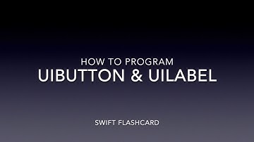 How to program UIButton, UILabel and add constraints