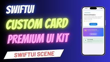🚀 SwiftUI Custom Card Component - Premium UI Kit ✨