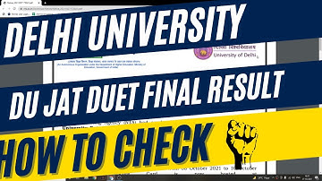 DUJAT DUET Final Score Card Relead - How to Check Result