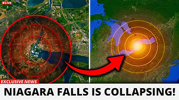 De VS sluiten de Niagara Falls af na een onverwachte, enorme instorting!