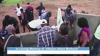 In Loving Memory of  Allison Albert Mathurin
