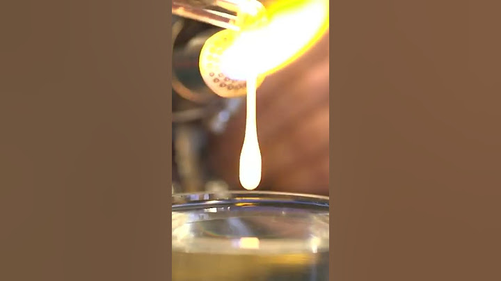 Cette goutte de verre est indestructible