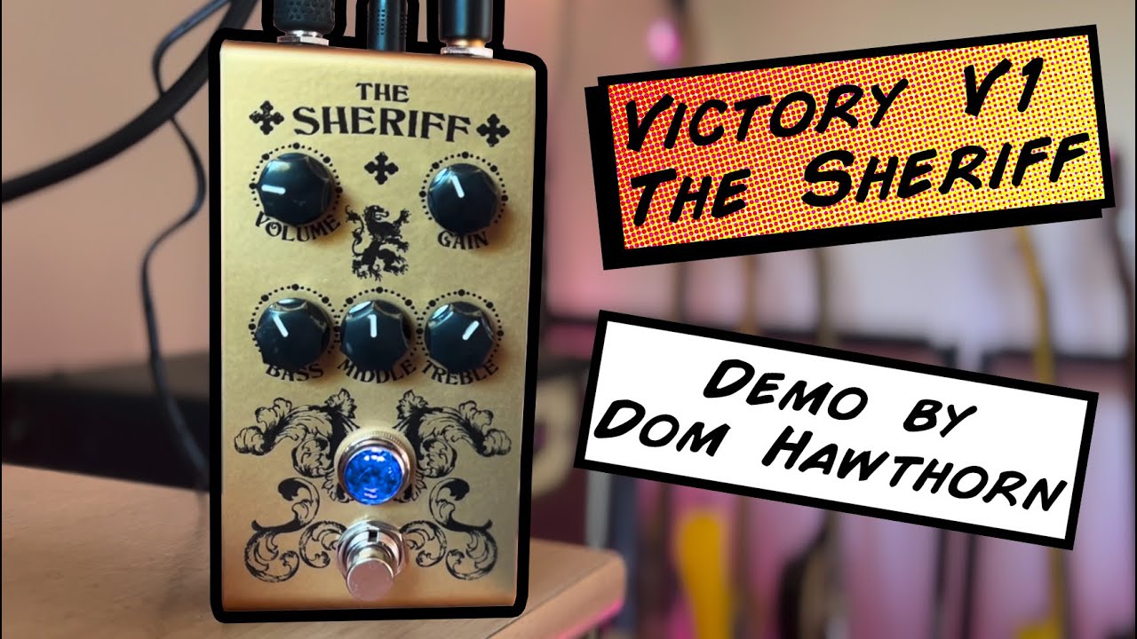 新品未使用！Victory Amps V1 Sheriff Pedal Victory Amps V1 The Sheriff Overdrive Pedal review