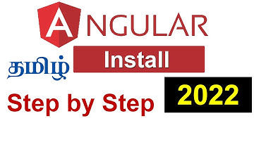 Angular Installation CLI 2022 in Tamil