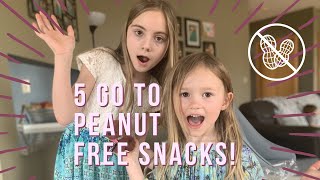 5 Of Our Go-To Peanut Free Snacks!