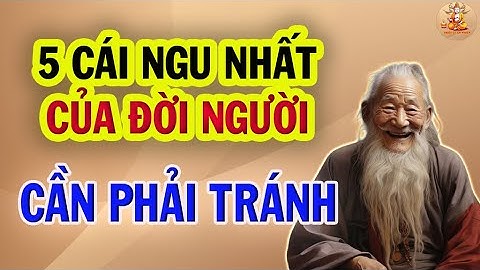 5 Cái Ngu Lớn Nhất Đời Người Cần Phải Tránh